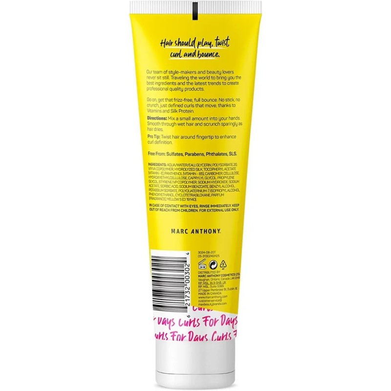 Marc Anthony Strictlycurls Crema Para Peinar Rizos Definidos