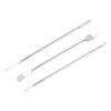 QUARKZMAN 3 Pieces Metal Spudger Mini Crowbar Flat Head Stainless