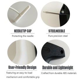 Tagging Gun for Clothing, Tag Gun, Tag Attacher Gun, Price Tagging Gun with 6 Steel Needles, 1000 pcs 2" Barbs Fasteners, Yard Sales, Manufacturers, Retail, Boutiques, Consignment (Not Stitch Gun)