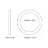 sourcing map M24 Flat Washer, 5 Pcs Copper Ring Flat