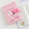 2Sets A6 Magnetic Buckle Notebook Binder Cute Bunny Pattern Daily