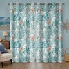Coastal Beach Curtains 2 Panels Set Nautical Ocean Patterned Themed