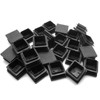 Litoexpe 32 Pack 1-1/4 Inch Square Plastic Plug, Black Tubing