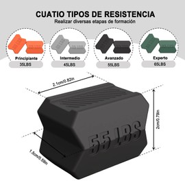 LURI ejercitador de mandíbula de 8 piezas, pequeño mandibula ejercitador portátil. Masticador de mandíbula con cuatro niveles de resistencia. Ayuda a ajustar los contornos faciales y dar forma al mentón
