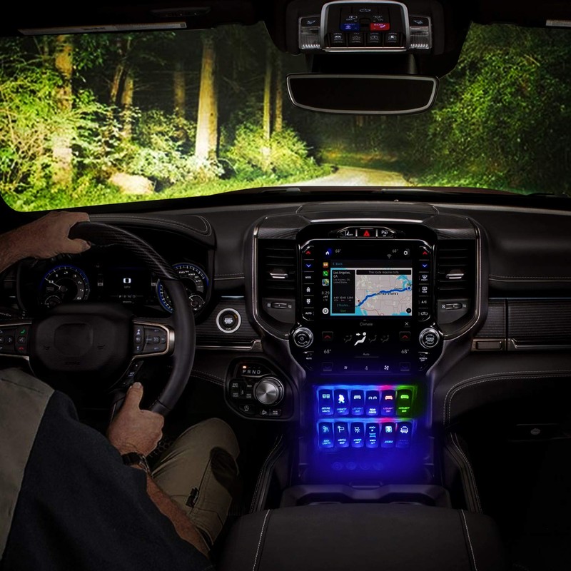 Nilight LED POD Lights Rocker Switch Led Light Bar Switch
