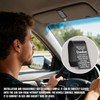 Grandson Drive Safe Car Visor Clip, Stainless Steel Laser Engraved