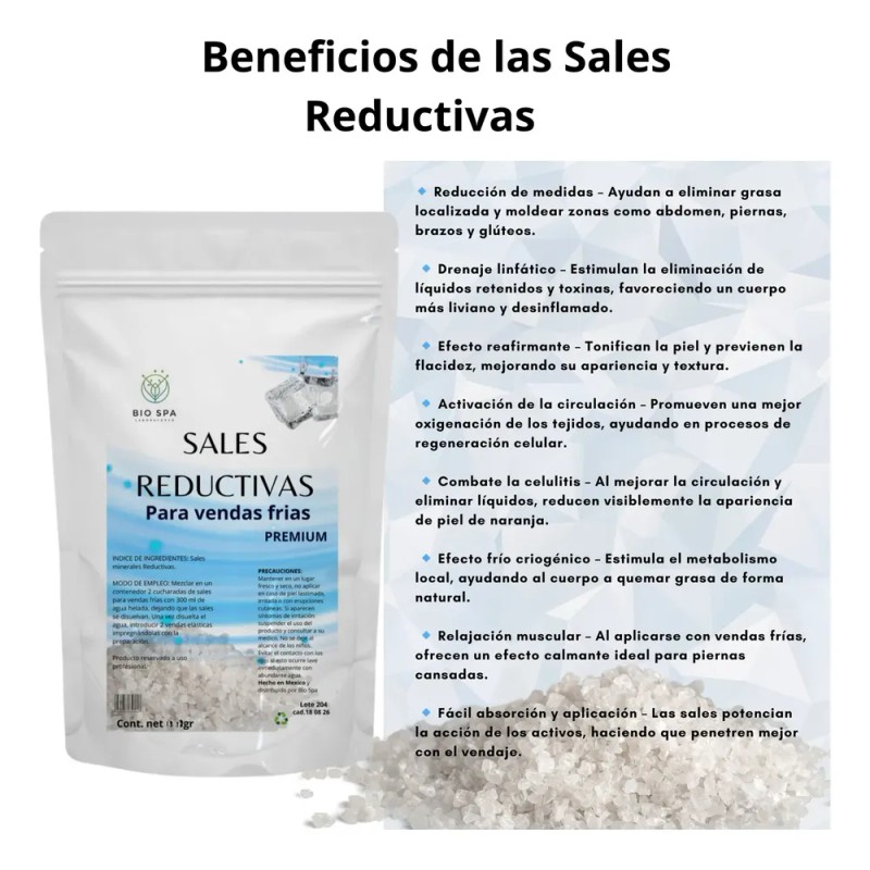 Bio Spa - Kit 3 Gel Reductivos Rafirmante +sales Reductivas