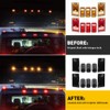 GTINTHEBOX 10pcs Smoked Lens Front Rear Cab Roof light Compatible