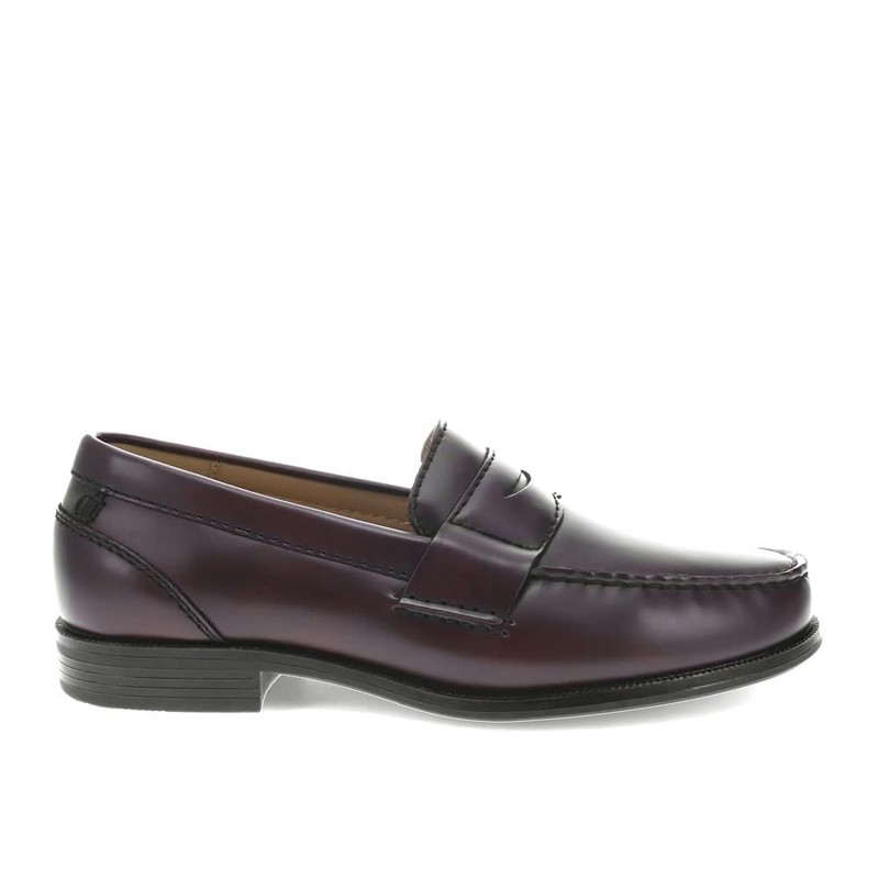 DOCKERS Mens Colleague Dress Penny Loafer Shoe, Cordovan, 10.5 M
