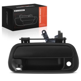 A-Premium Tailgate Handle Liftgate Latch Handle with Camera Hole & Keyhole Compatible with Toyota Tundra 2000-2006, Primed Black, Replace# 69090-0C030-C0