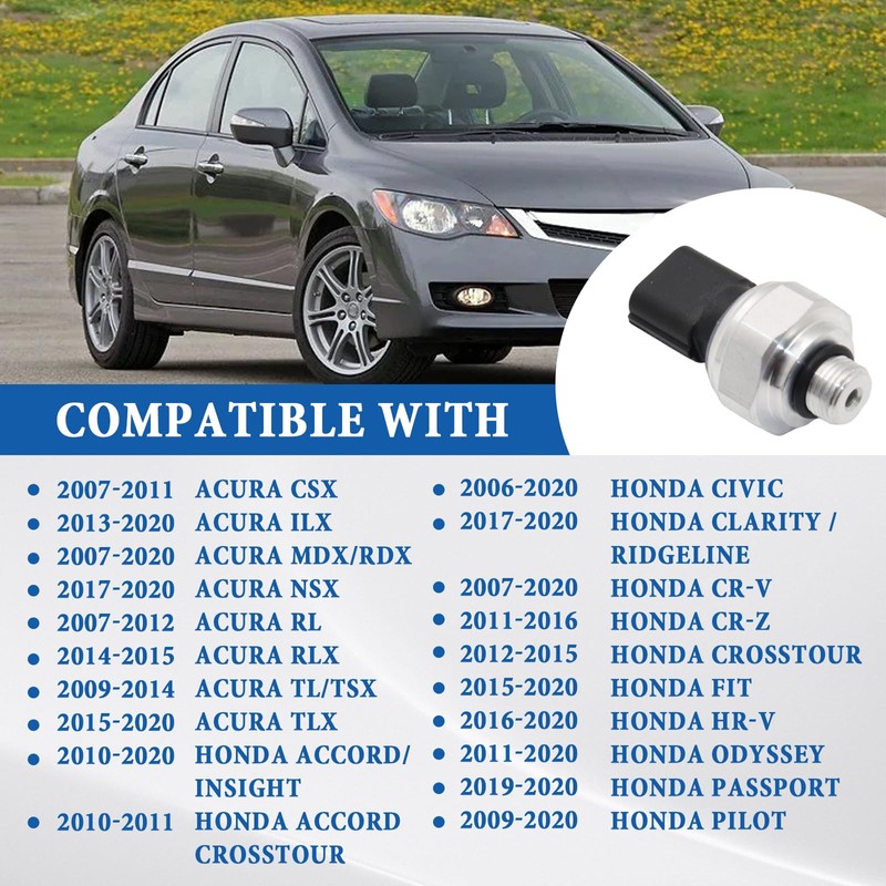 1 Pair Air Condition Pressure Sensor with Switch Connector Pigtail