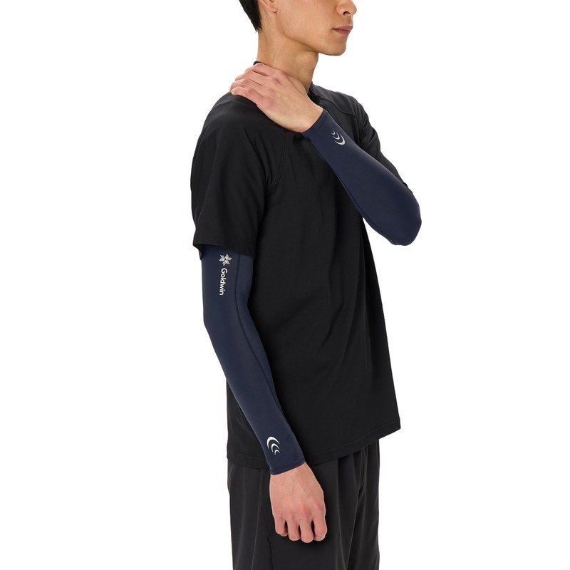Goldwin GC09390 C3fit Arm Sleeve, Compression Design, UV Guard, Black