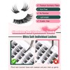 Cluster Lashes Eyelash Extensions Mixed 9-13 mm Individual Eyelashes D