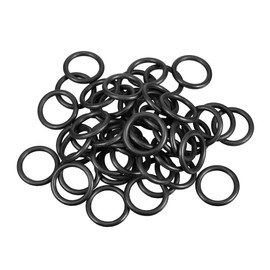 sourcing map Pack of 50 Rubber O Rings 20 mm OD 15.2 mm ID 2.4 mm Width Metric Seal