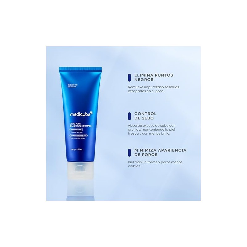 Zero Pore Blackhead Mud Mask by Medicube for Women -