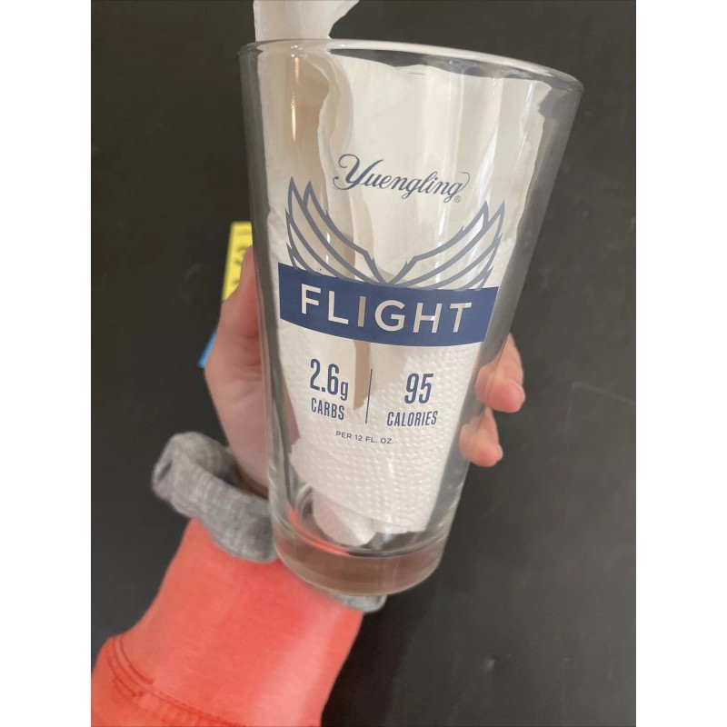 Yuengling Beer Glass 12 Oz Flight US Oldest Brewery Dual