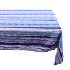 Alan Symonds STRIPED BLUE/MULTI OUTDOOR TABLE COVERING (TABLECLOTH 60" X