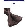 HISDERN Men's Bowtie, One-Touch Paisley Pattern, Bowtie, Chief Set, For