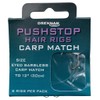 DRENNAN CARP MATCH QUICKSTOP HAIR RIGS SIZE 16 - HNQCMA016