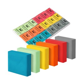 Mr. Pen- Kneaded Eraser Bulk, 18 Pack, Colorful, Kneaded Erasers for Artists