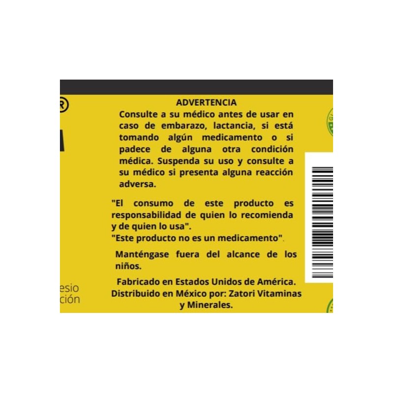 Citrato de Magnesio mejor absorción 500 mg suministro 180 días