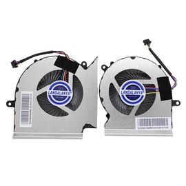 LANDALANYA Replacement New CPU and GPU Cooling Fan for MSI GL65 GE65 GP65 WE65 ‎GL65 Leopard 10SFKV-062 MS-16U1 MS-16U2 MS-16U7 Series PABD07012SH N425 PAAD06015SL N426 Fan