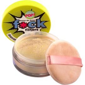 Bausse - Polvo de Arroz F*CK Filters, Tono Banana, Matificante, Fijador de Maquillaje, Acabado Natural, 11 gr con Aplicador