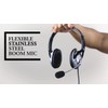 MANHATTAN Wired Headset with Microphone - with 8 ft Long