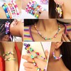 1000PCS Polymer Clay Beads Bracelet Making kit, 24 Style Cute
