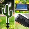 SunKite Cactus Solar Stake Lights Outdoor,Waterproof Solar Neon Lights for
