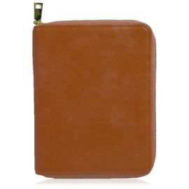 [smile mode] Maternal and Child Notebook Case, Notebook Cover, Multi Case, Leather, Zipper Notebook, Cover, Passbook Case, Cute, Stylish, Passport Case, Women's, Card Case, Open Space, Compact,