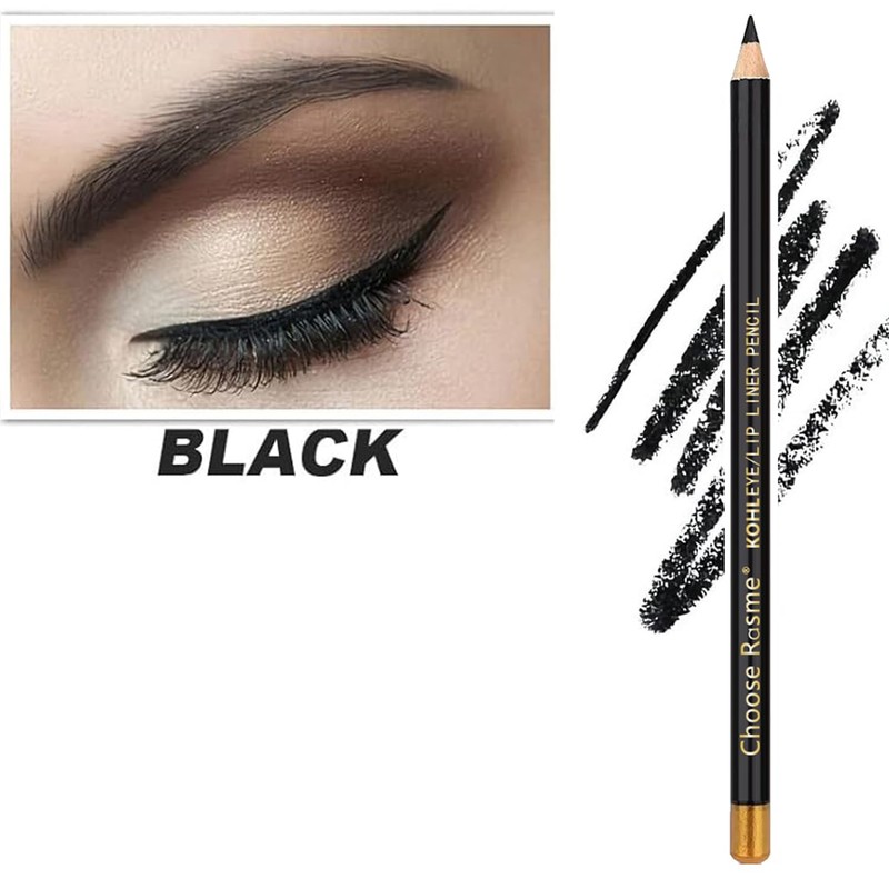 3Pcs Eyeliner Pencils With Sharpener Head Waterproof Professional Makeup Beauty