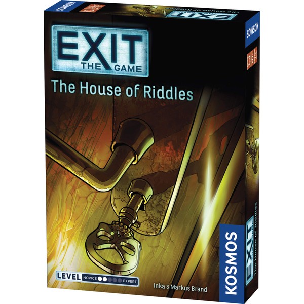 Exit: The House of Riddles | Exit: The Game - A Kosmos Game from Thames & Kosmos | Family-Friendly, Card-Based at-Home Escape Room Experience for 1 to 4 Players, Ages 10+