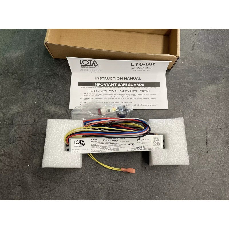 IOTA ETS-DR Hi Temp Series Emergency Lighting Ballast Control Device