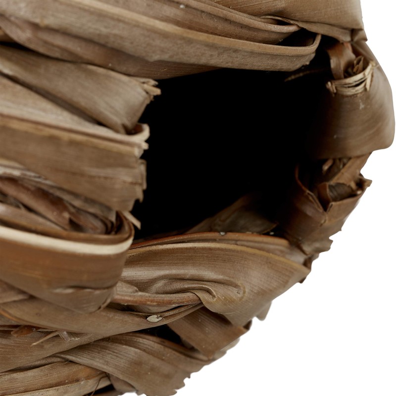 Relaxdays Bird Nest, Decorative Nesting Box, Hanging, Coir Fibre, Braided,