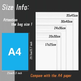 Large Plastic Bags Sealable,25 PCS 30x40cm Grip Seal Bags, Clear Zip Lock Bags Large Baggies,Resealable Plastic Bags for Kitchen Storage,Clothing,DIY,Office Stationery (30 x 40cm -25pcs)