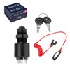 Johnson, Evinrude, OMC Ignition Key Switch & Safety Lanyard 5005801,