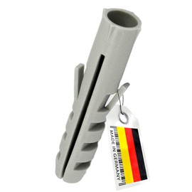 PRIOstahl Expansion dowels nylon dowels all-purpose dowels screw dowels professional dowels 100 x dowels diameter 10 x 50 mm made of PE quality for mounting in concrete solid brick perforated brick