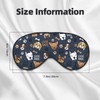 Cute Dog Sleep Mask Breathable Soft Eye Mask for Sleep