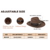 Aegistus Cowboy Hat for Women and Men, Unisex Western Cowboy