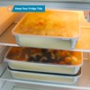 Sanbege 3 Pcs Stainless Steel Food Containers with Clear Lids,