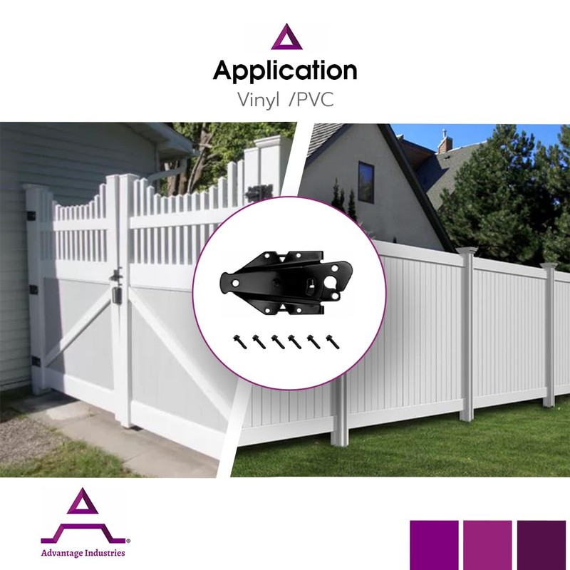 Advantage Industries 5” Stainless-Steel Self-Latching Gate Latch | Hidden Spring