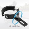Fleymu 2 Piece Motorcycle Headlight Mount, Universal 38-60 mm, Motorcycle