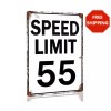 Speed Limit 55 Sign Road Street Sign Metal 55th Birthday
