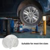 SHINEOFI Disposable Tire Covers for Truck Wheel Protection Transparent Plastic