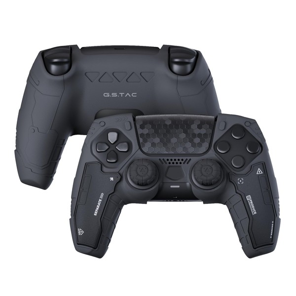 GeekShare G.S.TAC Tactical PS5 Controller Skin Set, Anti-Slip Silicone Protective