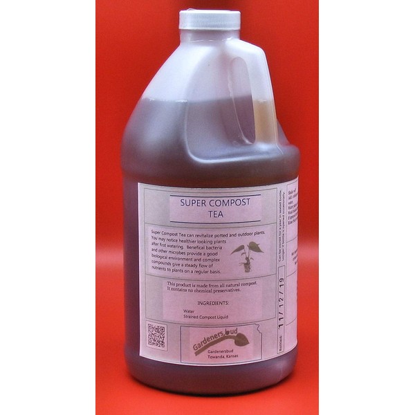 Super Compost Tea_P (64 oz - 1/2 Gallon) Natural and Organic for Plant Food, Nutrient, Fertilizer and Growth Efficiency