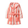 VERTBAUDET Children's Dressing Gown Ocean, Pink Stripe