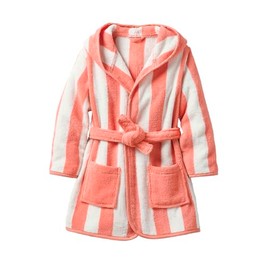 VERTBAUDET Children's Dressing Gown Ocean, Pink Stripe