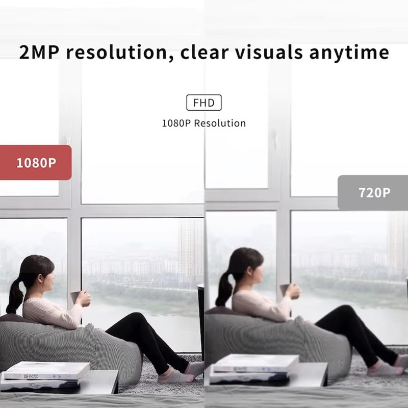 ZENWORYS 1080P Security Camera Indoor, Pet Camera with Ease Life